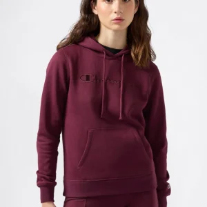 Women’s Fleece Hoodie with Big Embroidered Logo Icons