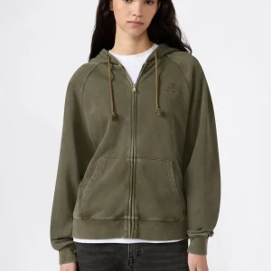 Women’s Washed Effect Full Zip Hoodie Icons
