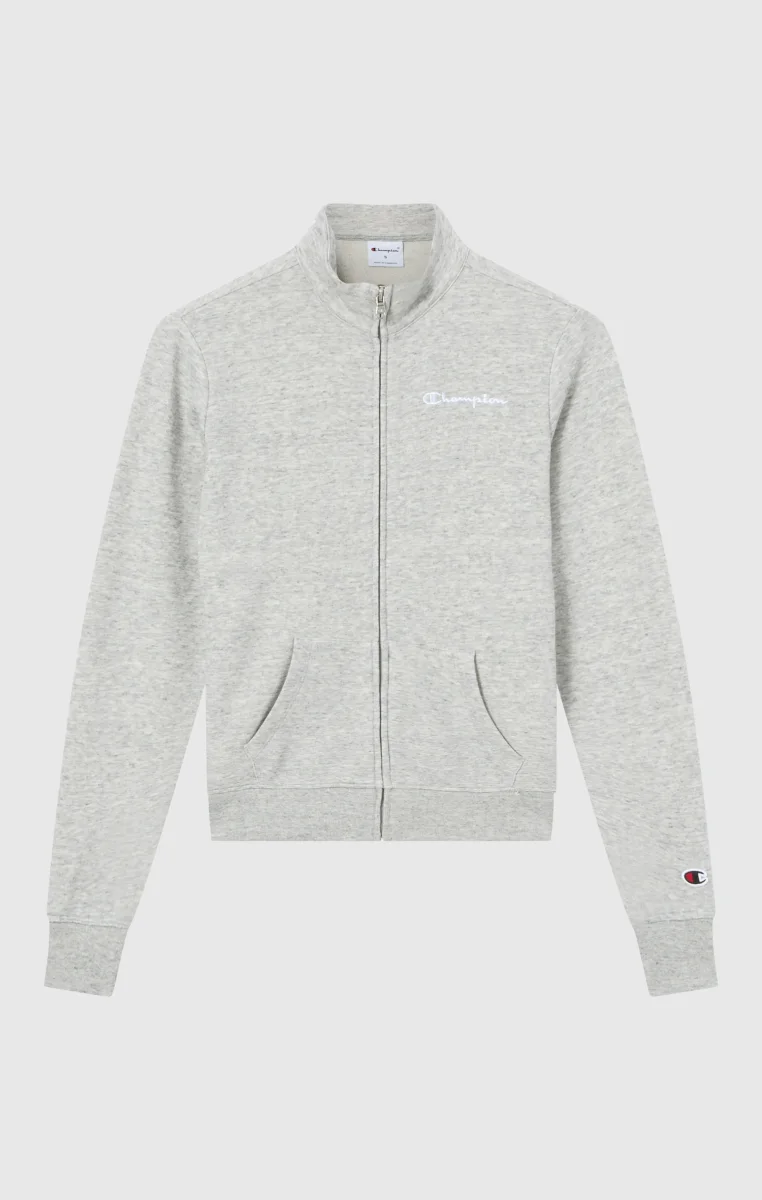 Women’s Lightweight Full Zip Sweatshirt with Contrast Logo Icons - immagine 6