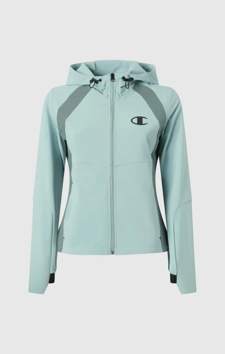 Women’s Stretch Nylon Hooded Track Top Slim Fit - immagine 5