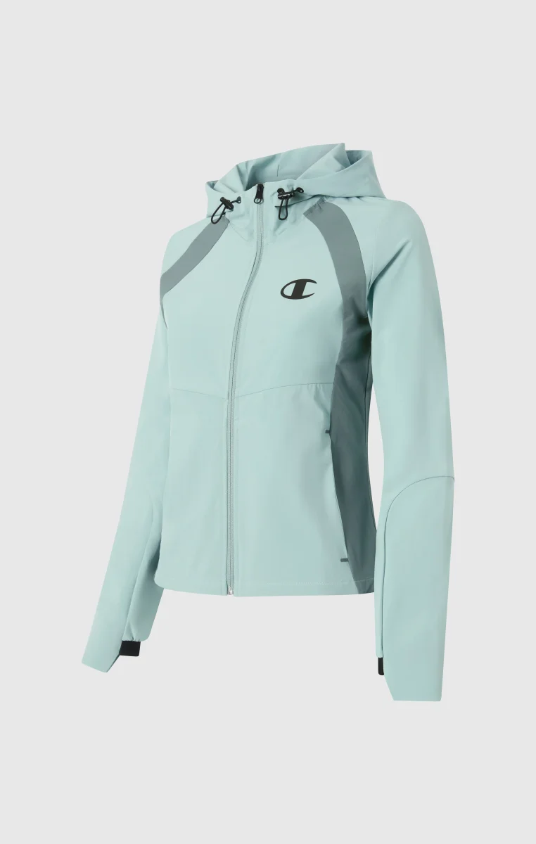 Women’s Stretch Nylon Hooded Track Top Slim Fit - immagine 7