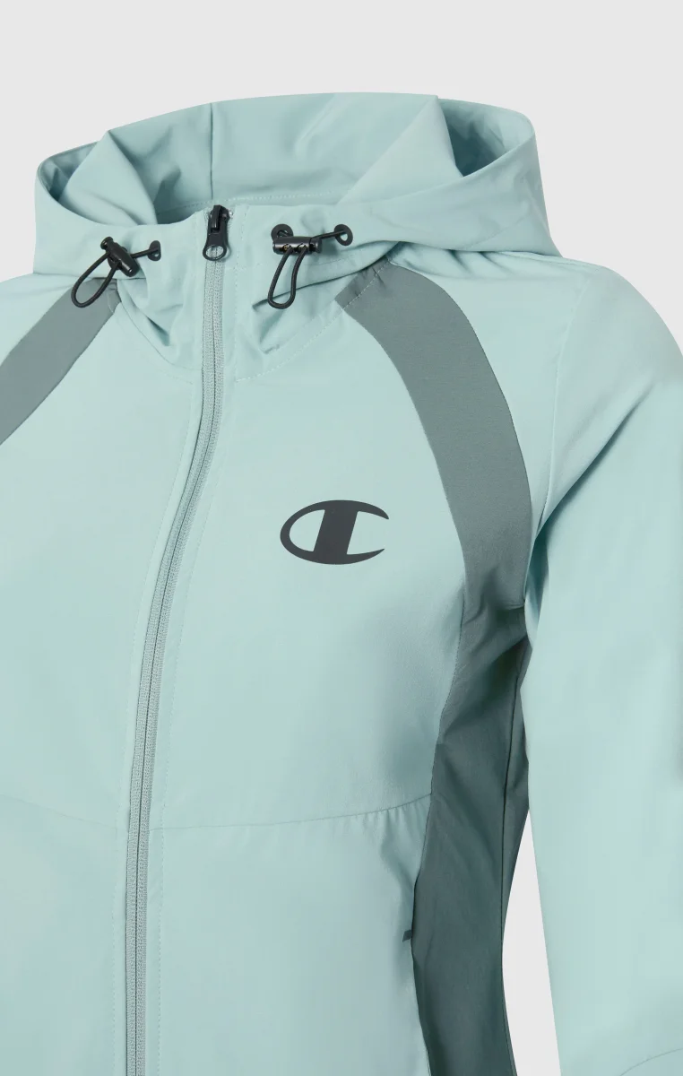 Women’s Stretch Nylon Hooded Track Top Slim Fit - immagine 8