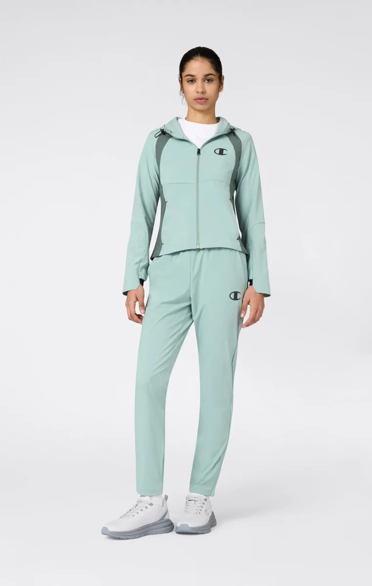 Women’s Stretch Nylon Hooded Track Top Slim Fit - immagine 4