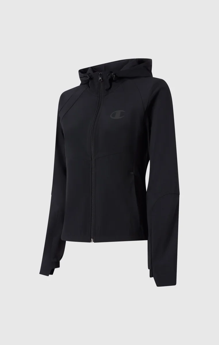 Women’s Stretch Nylon Hooded Track Top Slim Fit - immagine 7