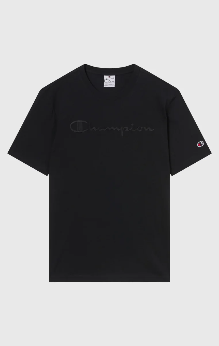 Men’s T-Shirt with Big Embroidery Logo Icons - immagine 7