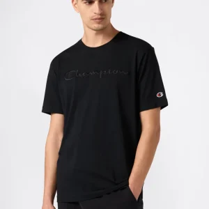 Men’s T-Shirt with Big Embroidery Logo Icons