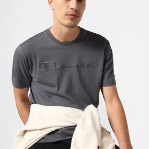 Men’s T-Shirt with Big Embroidery Logo Icons