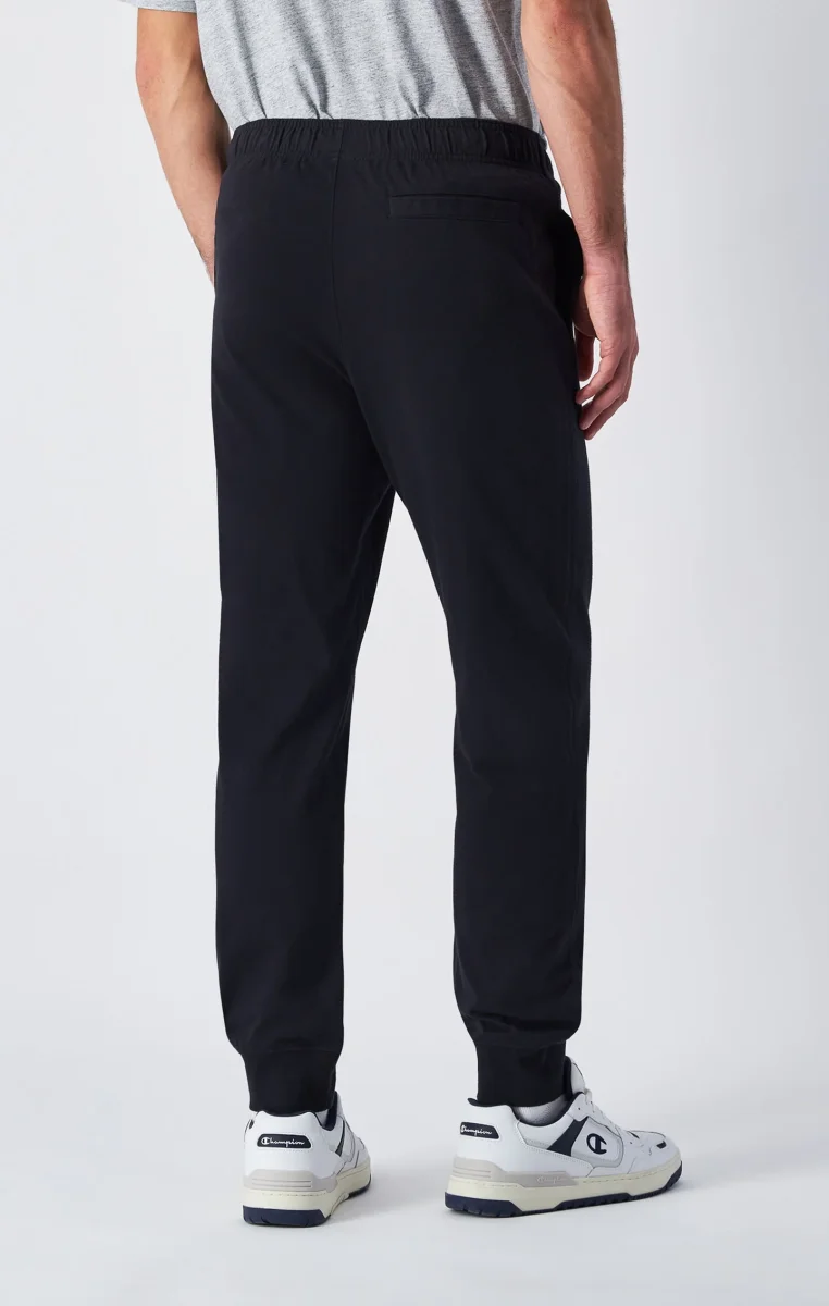 Men's Icons Slim Fit Rib Cuff Light Pants with Embroidered Logo - immagine 4