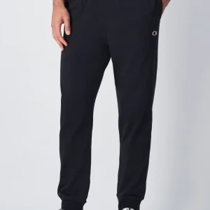 Men's Icons Slim Fit Rib Cuff Light Pants with Embroidered Logo