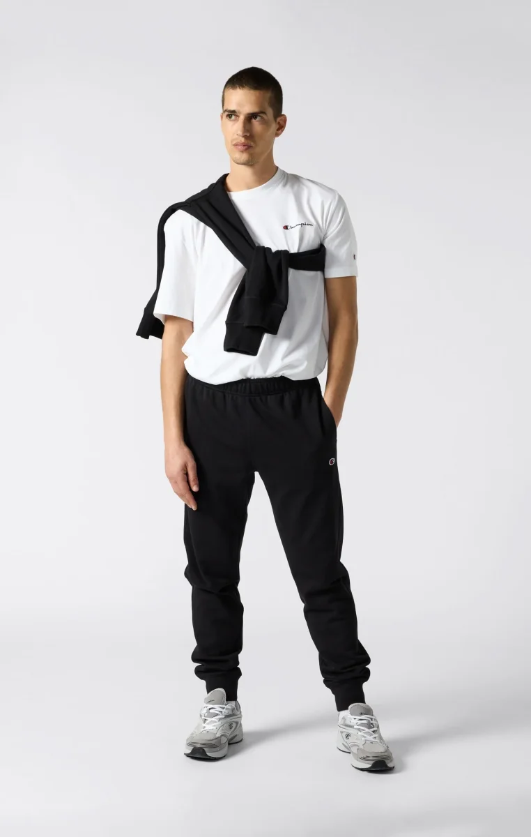 Men's Lightweight Slim Fit Jogger Sweatpants with Ribbed Cuffs - immagine 3