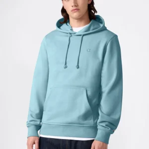 Men's Lightweight Hoodie with Embroidered C Logo Icons