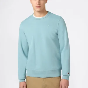 Men's Lightweight Sweatshirt with Tone-on-Tone Embroidered Logo