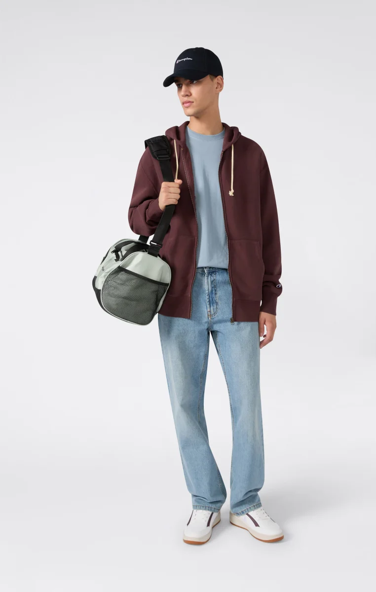 Men's Fleece Full Zip Hoodie Reverse Weave - immagine 3