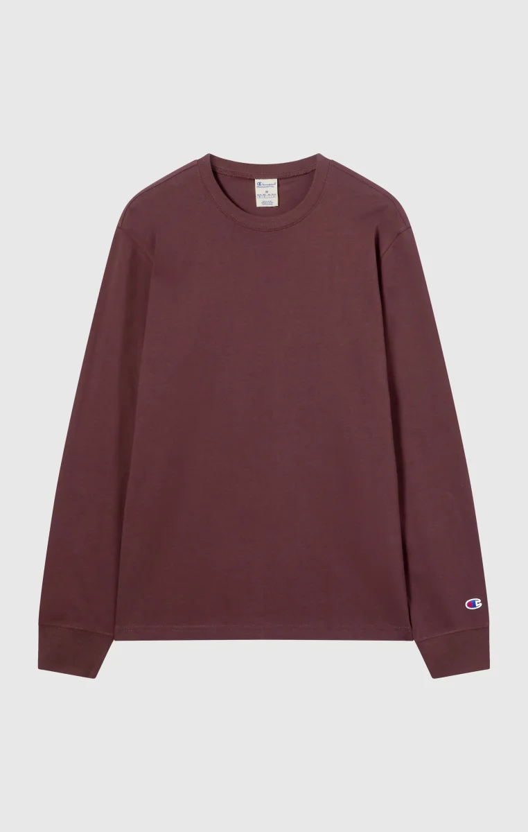 Oversized Men's Long Sleeve T-Shirt in Soft Heavy Cotton - immagine 7