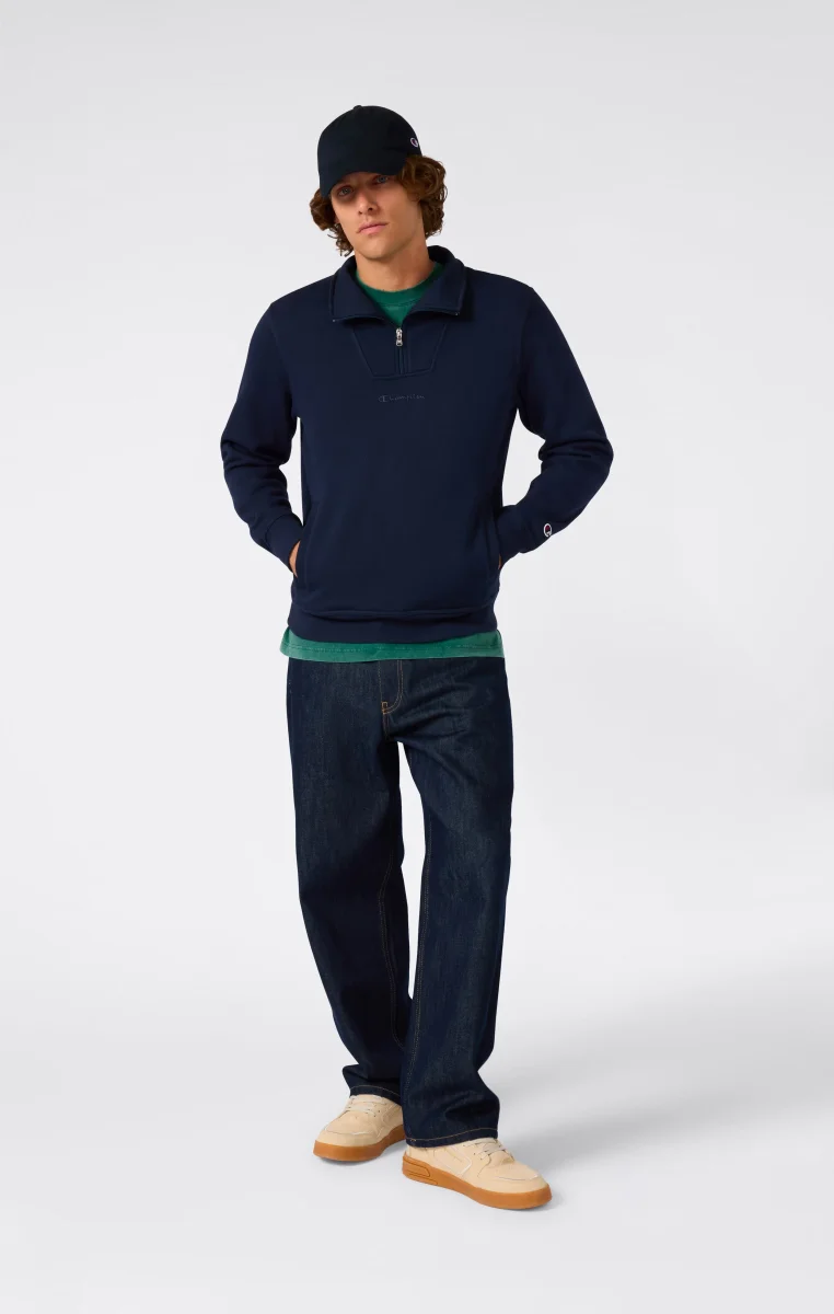 Men’s Half Zip Fleece Sweatshirt Icons - immagine 3
