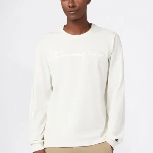 Men’s Crewneck Long Sleeve With Big Embroidery Logo T-Shirt Icons