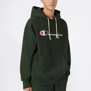 Men’s Heavyweight Hoodie with Brushed Fleece Interior Reverse Weave