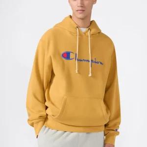 Men’s Heavyweight Hoodie with Brushed Fleece Interior Reverse Weave