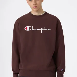 Men’s Heavyweight  Crewneck Sweatshirt with Brushed Fleece Interior Reverse Weave