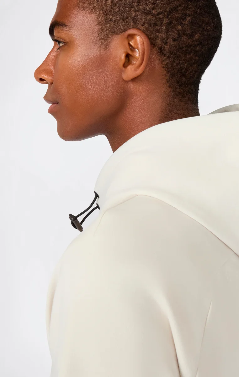 Men’s Stretch Poly-Cotton Hooded Sweatshirt C-Tech - immagine 5