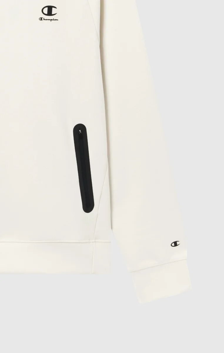 Men’s Stretch Poly-Cotton Hooded Sweatshirt C-Tech - immagine 8