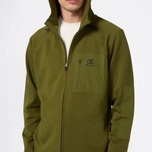 Men’s Full Zip Hooded Sweatshirt Stretch C-Tech