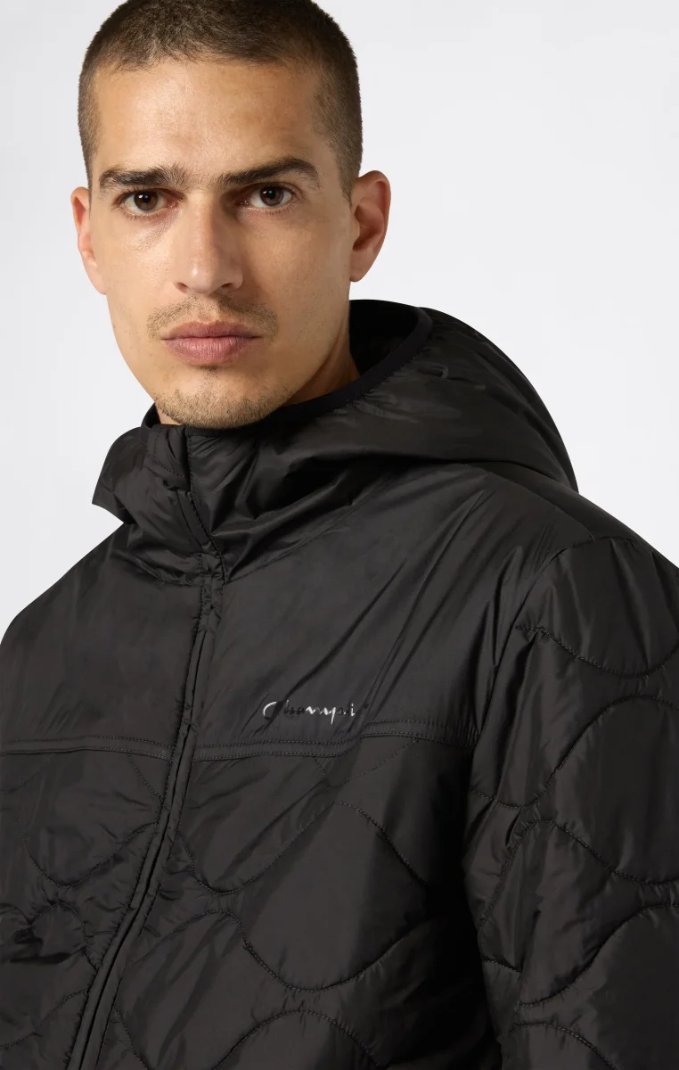 Men's Hooded Padded Jacket - immagine 4