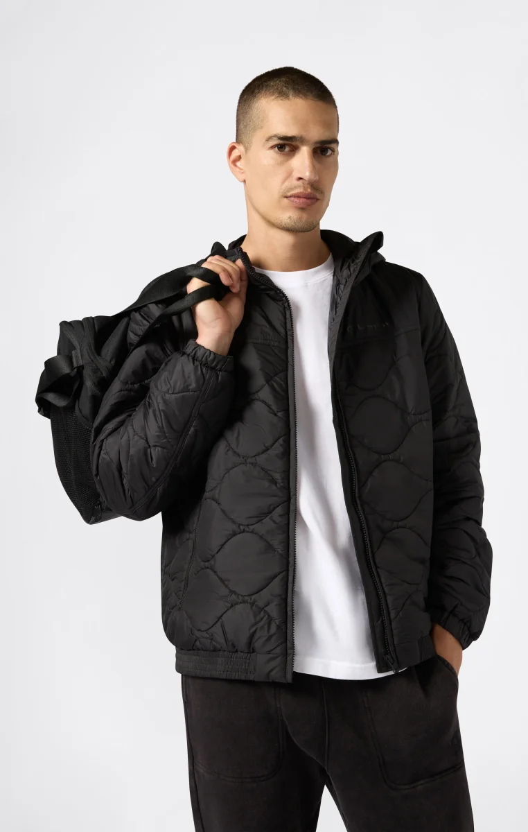 Men's Hooded Padded Jacket - immagine 5