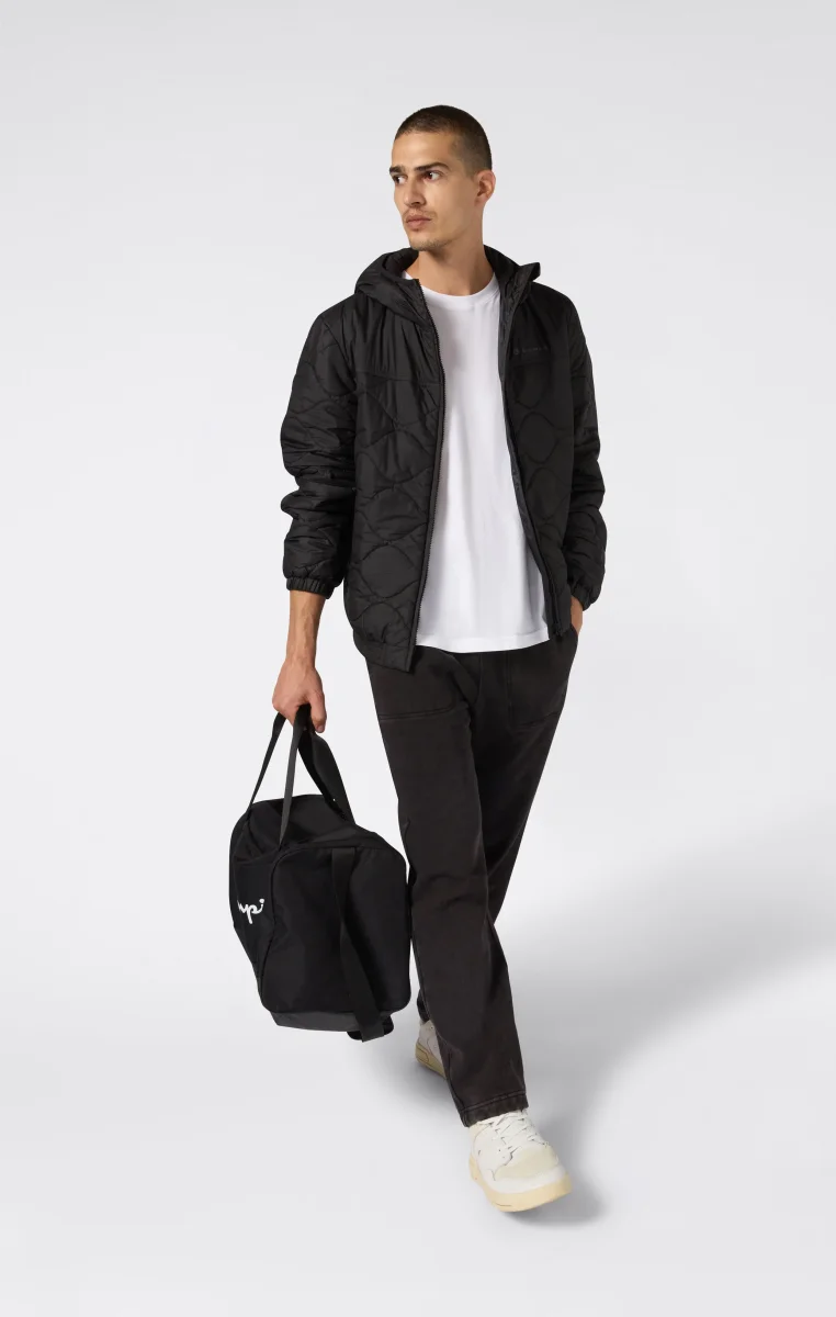 Men's Hooded Padded Jacket - immagine 3