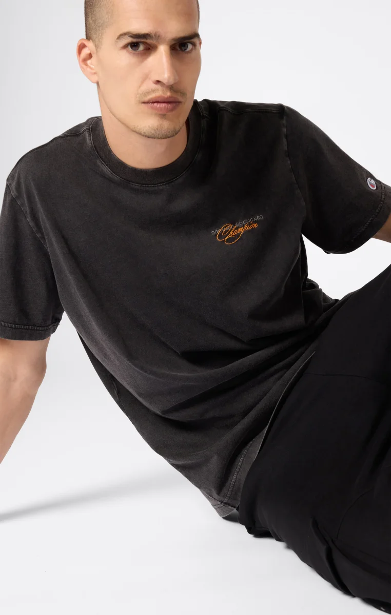 Men’s Washed Crewneck T-Shirt Icons - immagine 4