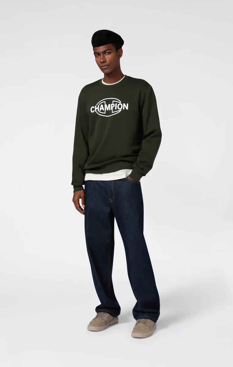 Men’s Fleece Crewneck Sweatshirt with Graphics - immagine 3