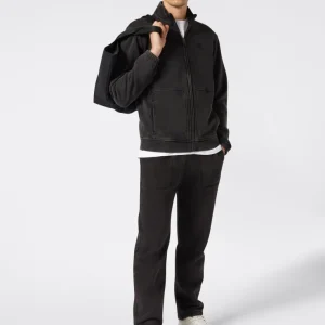 Men’s Fleece Full Zip Suit Washed Icons