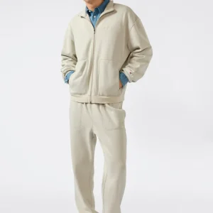 Men’s Fleece Full Zip Suit Washed Icons
