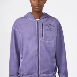 Men’s Washed Full Zip & Chest Zip Pocket Hoodie
