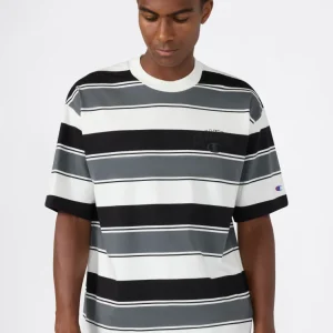 Men’s Crewneck T-Shirt Street Varsity Striped