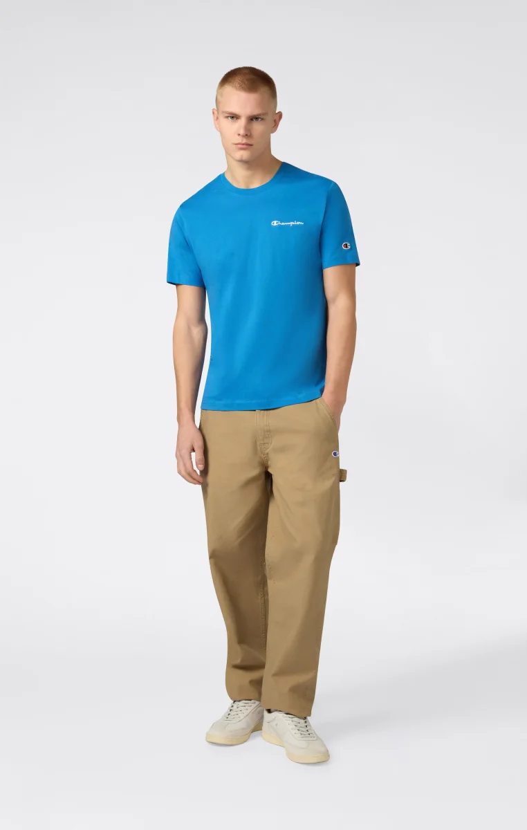 Men’s T-Shirt with Small Embroidered Logo Icons - immagine 3