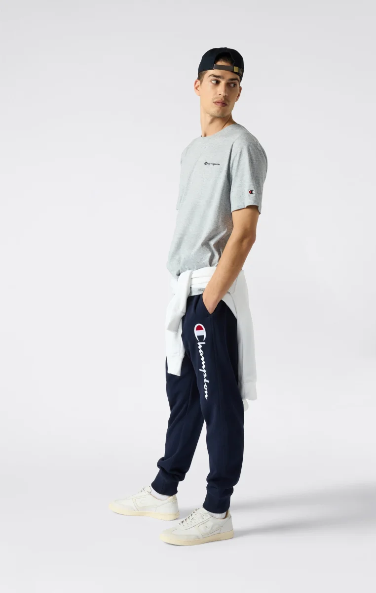 Men’s T-Shirt with Small Embroidered Logo Icons - immagine 5