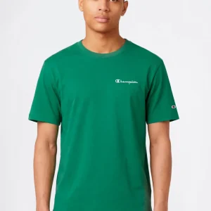 Men’s T-Shirt with Small Embroidered Logo Icons