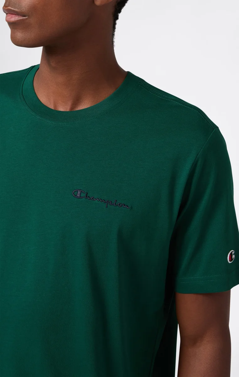 Men’s T-Shirt with Small Embroidered Logo Icons - immagine 4