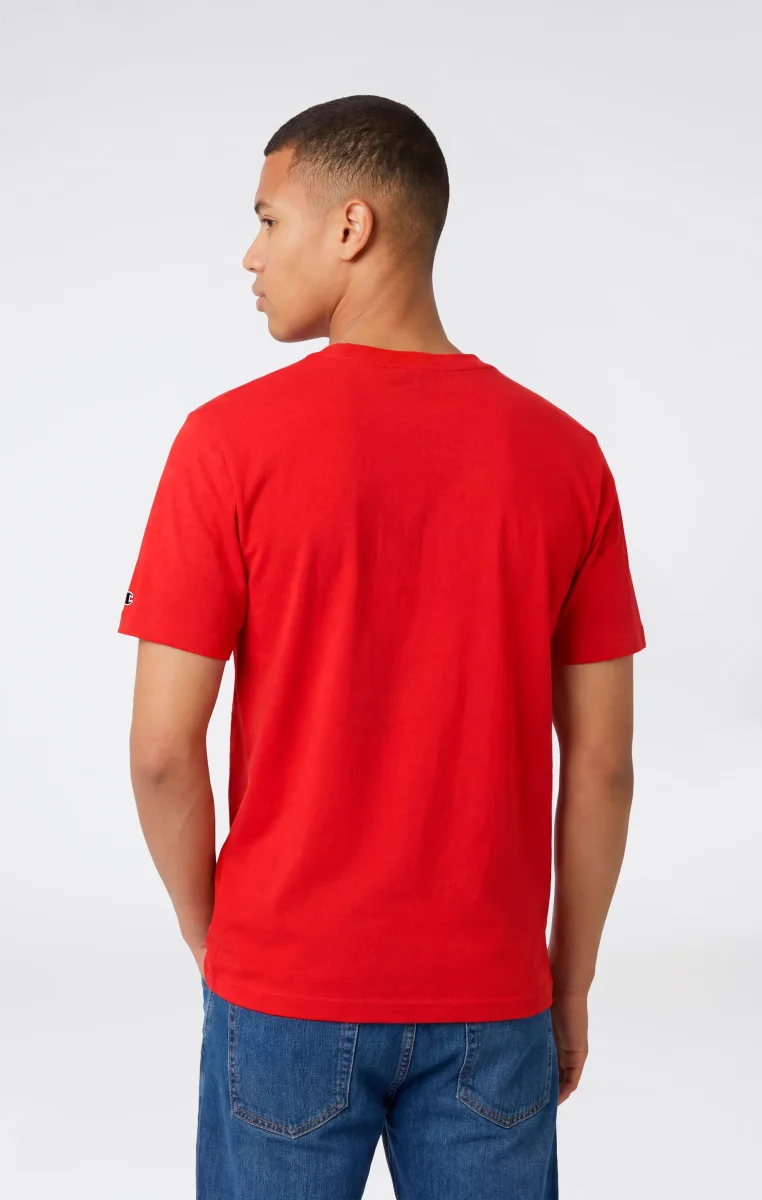 Men’s T-Shirt with Small Embroidered Logo Icons - immagine 4