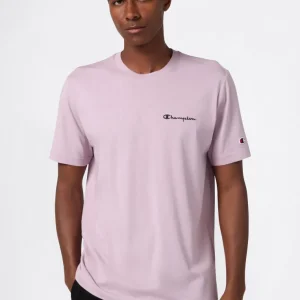 Men’s T-Shirt with Small Embroidered Logo Icons