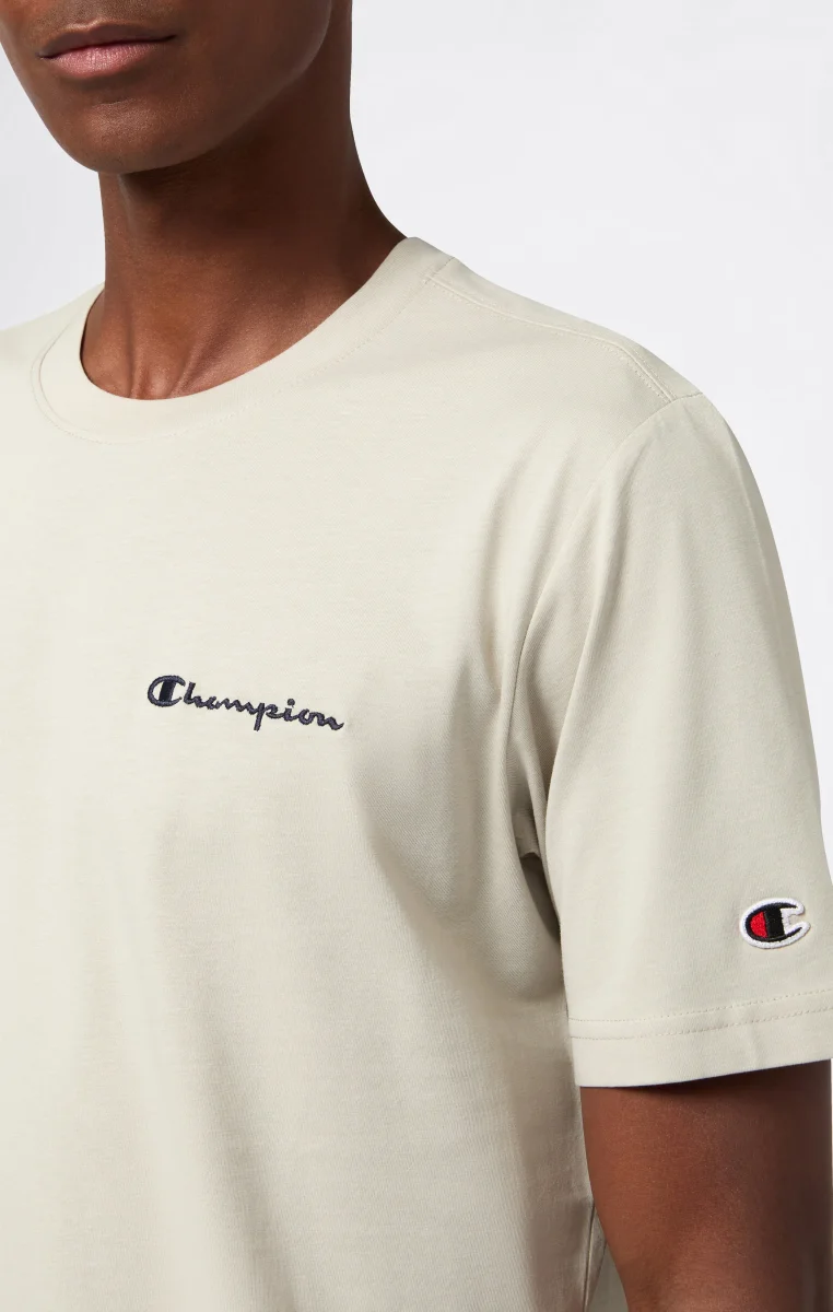 Men’s T-Shirt with Small Embroidered Logo Icons - immagine 3
