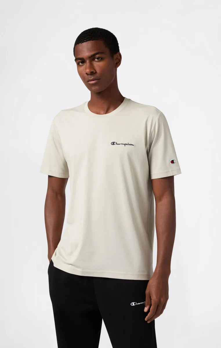 Men’s T-Shirt with Small Embroidered Logo Icons - immagine 2