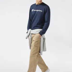 Men’s Long Sleeve T-Shirt Script Logo