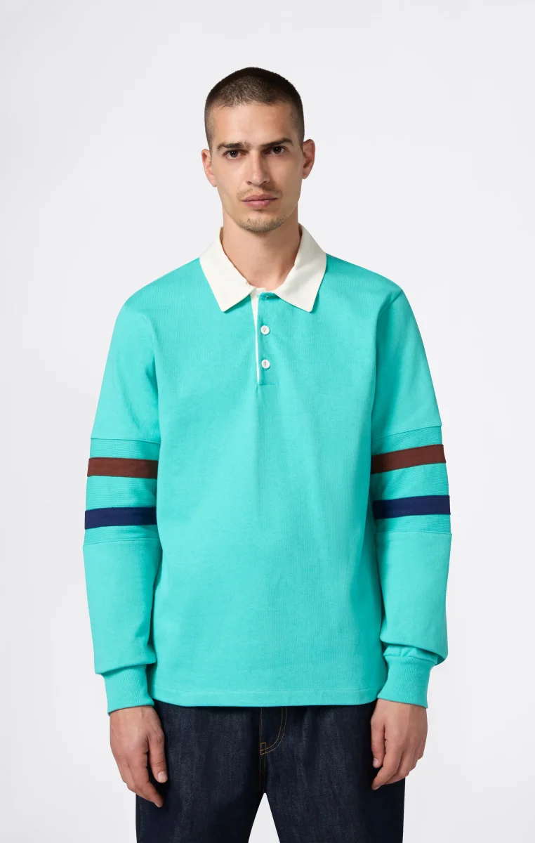 Men’s Long Sleeve Polo Index & Archives Island Trees - immagine 4