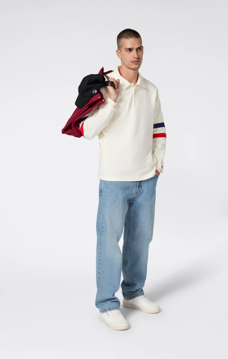 Men’s Long Sleeve Polo Index & Archives Island Trees - immagine 5