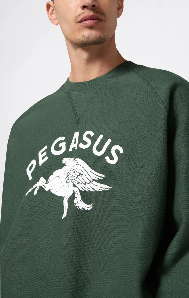 Men’s Fleece Sweatshirt Reverse Weave Index & Archives Sunset - immagine 5