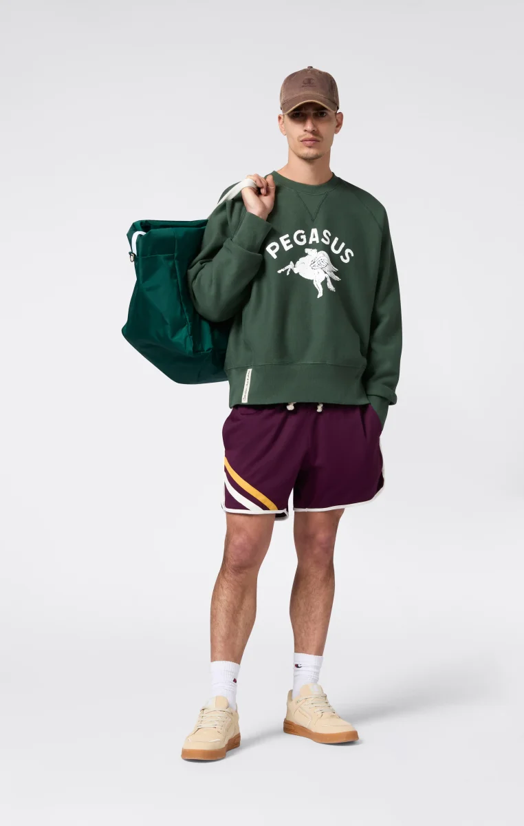 Men’s Fleece Sweatshirt Reverse Weave Index & Archives Sunset - immagine 3