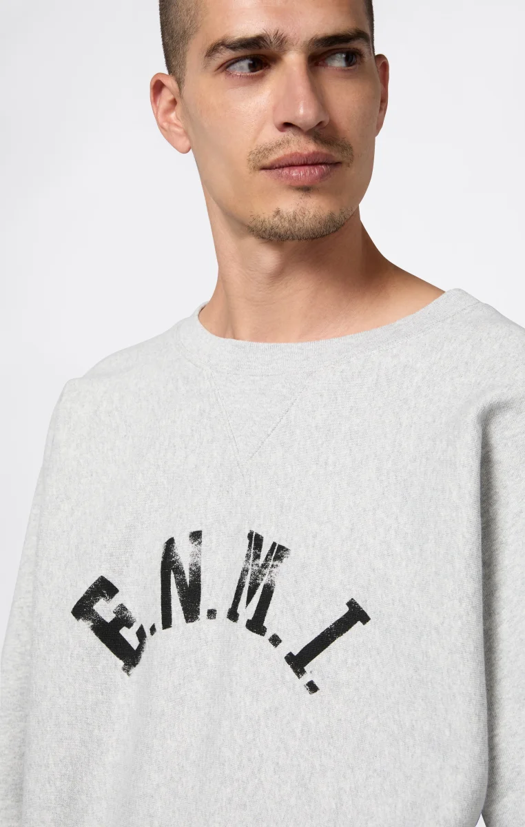 Men’s Fleece Sweatshirt Reverse Weave Index & Archives Sunset - immagine 3