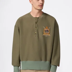 Men’s Fleece Button Sweatshirt Reverse Weave Index & Archives Lighthouse
